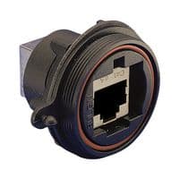 PX0893 - BULGIN / PARTNER STOCK - PX0893 - In-Line Adapter, Cat6a, Adaptor, In-Line, RJ45, RJ45, Buccaneer Standard