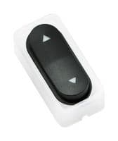5ESH935+10A16LMH13613609+10AW - MEC - 5ESH935+10A16LMH13613609+10AW - Rocker Switch, Momentary Spring Return, SPST, Non Illuminated, Surface Mount, White, 5E Series