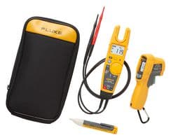 T6-600/62MAX+/1ACE - FLUKE - T6-600/62MAX+/1ACE - Volt/Current/Continuity Tester, T6-600, 1AC-II/1LAC-II VoltAlert, 62 MAX+ Mini Infrared Thermometer