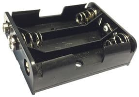 PE000020 - PRO ELEC - PE000020 - Battery Holder, Snap On, AA Battery Size, 3 Position