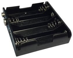 PE000022 - PRO ELEC - PE000022 - Battery Holder, Snap On, AA Battery Size, 4 Position