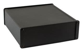 1457T1601EBK. - HAMMOND - 1457T1601EBK. - Metal Enclosure, EMI/RFI, EMI/RFI Box, Aluminium, 28.45 mm, 83.82 mm, 160.02 mm, IP54
