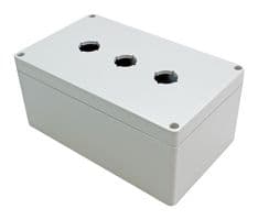 1554MPB3 - HAMMOND - 1554MPB3 - ENCLOSURE, PUSH BUTTON, PC, GREY