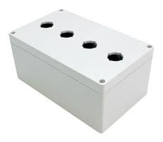 1554MPB4 - HAMMOND - 1554MPB4 - ENCLOSURE, PUSH BUTTON, PC, GREY