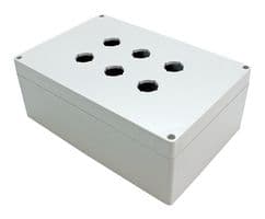 1554MPB6 - HAMMOND - 1554MPB6 - ENCLOSURE, PUSH BUTTON, PC, GREY