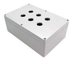 1554MPB6A - HAMMOND - 1554MPB6A - ENCLOSURE, PUSH BUTTON, PC, GREY