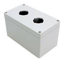 1554PB2D - HAMMOND - 1554PB2D - ENCLOSURE, PUSH BUTTON, PC, GREY