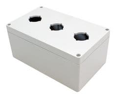 1554PB3 - HAMMOND - 1554PB3 - ENCLOSURE, PUSH BUTTON, PC, GREY