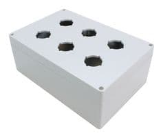1554PB6 - HAMMOND - 1554PB6 - ENCLOSURE, PUSH BUTTON, PC, GREY