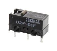 D2F-5 - OMRON - D2F-5 - Microswitch, Subminiature, Pin Plunger, SPDT, Solder, 5 A