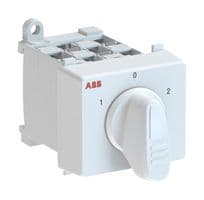 1SCA126497R1001 - ABB - 1SCA126497R1001 - Rotary Switch, 3 Position, 2 Pole, 60 °, 25 A, 400 V, OC25 Series