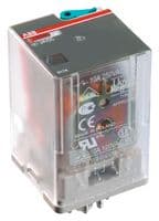 1SVR405621R1000 - ABB - 1SVR405621R1000 - Power Relay, Interface, DPDT, 24 VDC, 10 A, CR-U Series, Socket, Non Latching