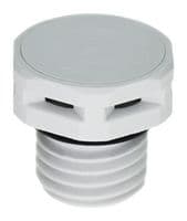 VENT-PS1YGY-O8001 - AMPHENOL LTW - VENT-PS1YGY-O8001 - Connector Accessory, Grey, Vent, Amphenol LTW M12 Sensor Connectors