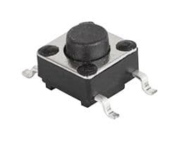 B3FS-4005P BY OMZ - OMRON ELECTRONIC COMPONENTS - B3FS-4005P BY OMZ - Tactile Switch, B3FS Series, Top Actuated, Surface Mount, Plunger for Cap, 260 gf, 50mA at 24VDC
