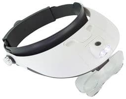 LC1766 - LIGHTCRAFT - LC1766 - Headband Magnifier, With Bi-Plate, 5 Lens, 1x, 3x, 3.5x to 6x, Magnification