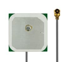 ECHO34/0.1M/UFL/S/S/17 - SIRETTA - ECHO34/0.1M/UFL/S/S/17 - Patch Antenna, 2.4GHz, 1.5 VSWR, 2dBi Gain, 50ohm, Right Hand Circular Polarisation, UFL Connector