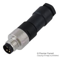 120091-0010 - MOLEX - 120091-0010 - Sensor Connector, BRAD Nano-Change, Nano-Change 120091 Series, M8, Male, 4 Positions, Solder Pin