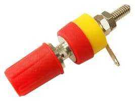 CL1572 - CLIFF ELECTRONIC COMPONENTS - CL1572 - Binding Post, TP Series, 15 A, Nickel Plated Contacts, Panel Mount, Red