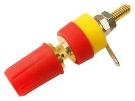 CL15511A - CLIFF ELECTRONIC COMPONENTS - CL15511A - Binding Post, TP Series, 15 A, Gold Plated Contacts, Panel Mount, Red