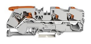 2116-5301 - WAGO - 2116-5301 - DIN Rail Mount Terminal Block, Through, 3 Ways, 20 AWG, 6 AWG, 16 mm², Clamp, 76 A