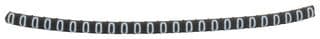 901-11000 HGBC1-3BK 0 - HELLERMANNTYTON - 901-11000 HGBC1-3BK 0 - Wire Marker, Helagrip, Slide On, Chevron Cut, Pre Printed, 0, White, Black, 3.5mm, 3 mm