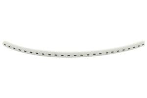 901-11011 HGBC1-3WH - - HELLERMANNTYTON - 901-11011 HGBC1-3WH - - Wire Marker, Helagrip, Slide On, Chevron Cut, Pre Printed, Blank (No Legend), Black, White, 3.5mm