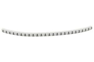 901-11074 HGBC2-5WH A - HELLERMANNTYTON - 901-11074 HGBC2-5WH A - Wire Marker, Helagrip, Slide On, Chevron Cut, Pre Printed, A, Black, White, 3.5mm, 5 mm