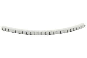 901-11085 HGBC2-5WH L - HELLERMANNTYTON - 901-11085 HGBC2-5WH L - Wire Marker, Helagrip, Slide On, Chevron Cut, Pre Printed, L, Black, White, 3.5mm, 5 mm