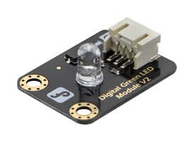 DFR0021-G - DFROBOT - DFR0021-G - Add-On Board, LED Light Module, Green, Gravity Series, Arduino, Digital Interface