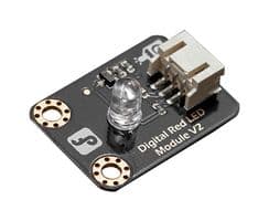DFR0021-R - DFROBOT - DFR0021-R - Add-On Board, LED Light Module, Red, Gravity Series, Arduino, Digital Interface