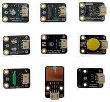 DFR0018 - DFROBOT - DFR0018 - Add-On Board, Gravity Series Sensor Kit For Arduino, 9 x Assorted Sensors
