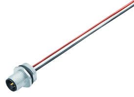 76-0231-0011-00004-0200 - BINDER - 76-0231-0011-00004-0200 - Sensor Cable, M12 Plug, Free End, 4 Positions, 200 mm, 7.9 ", 763 Series