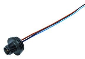 76-4631-0011-00004-0200 - BINDER - 76-4631-0011-00004-0200 - Sensor Cable, M12 Plug, Free End, 4 Positions, 200 mm, 7.9 ", 763 Series