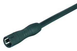 77-7405-0000-50003-0200 - BINDER - 77-7405-0000-50003-0200 - Circular Cable Assembly, Circular Plug to Free End, 3 Ways, 6.6 ft, 2 m, Subminiature 620 Series
