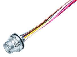 09-0123-782-06 - BINDER - 09-0123-782-06 - Circular Connector, Miniature Circular Connector, 423/723/425 Series, Panel Mount Plug
