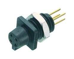09-9750-20-03 - BINDER - 09-9750-20-03 - Circular Connector, Miniature Circular Connector, 709/719 Series, Panel Mount Receptacle