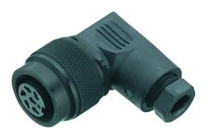 99-0122-106-06 - BINDER - 99-0122-106-06 - Circular Connector, Miniature Circular Connector, 723 Series, Right Angle Cable Receptacle