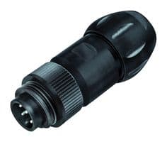 99-4221-300-04 - BINDER - 99-4221-300-04 - Circular Connector, Circular Power Connector, 692/693 Series, Cable Mount Plug, 3 Contacts