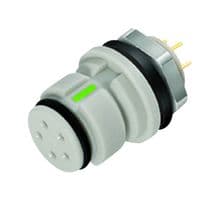 99-9228-490-08 - BINDER - 99-9228-490-08 - Circular Connector, Miniature Circular Connector, 620 Series, Panel Mount Receptacle, 8 Contacts
