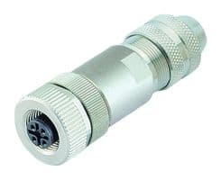 99-3730-810-04 - BINDER - 99-3730-810-04 - Sensor Connector, 825 Series, M12, Female, 4 Positions, Screw Socket, Straight Cable Mount