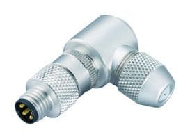 99-3365-00-03 - BINDER - 99-3365-00-03 - Sensor Connector, 768 Series, M8, Male, 3 Positions, Solder Pin, Right Angle Cable Mount