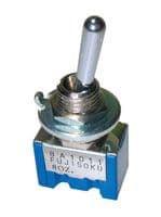 8A1011-Z - NIDEC COMPONENTS - 8A1011-Z - Toggle Switch, On-On, SPDT, Non Illuminated, 8A Series, Panel Mount, 6 A