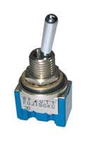 8F2011-Z - NIDEC COMPONENTS - 8F2011-Z - Toggle Switch, On-On, DPDT, Non Illuminated, 8F Series, Panel Mount, 6 A