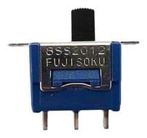 8SS2012-Z - NIDEC COMPONENTS - 8SS2012-Z - Slide Switch, Subminiature, DPDT, On-On, Through Hole, 8SS Series, 6 A, 125 V