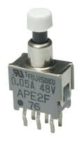 APE2F-2M-10-Z - NIDEC COMPONENTS - APE2F-2M-10-Z - Pushbutton Switch, APE Series, DPDT, On-(On), Plunger for Cap