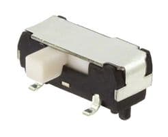 CL-SB-12B-12T - NIDEC COMPONENTS - CL-SB-12B-12T - Slide Switch, SPDT, Surface Mount, CL-SB Series, 200 mA