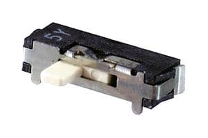 CSS-1210MC - NIDEC COMPONENTS - CSS-1210MC - Slide Switch, SPDT, Through Hole, CSS Series, 100 mA