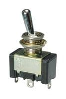 ET105A12-Z - NIDEC COMPONENTS - ET105A12-Z - Toggle Switch, On-Off, SPST, Non Illuminated, ET Series, Panel Mount, 5 A