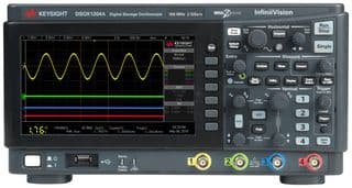 DSOX1204A / DSOX1200A-100 - KEYSIGHT TECHNOLOGIES - DSOX1204A / DSOX1200A-100 - Digital Oscilloscope, InfiniiVision 1000 X Series, 4 Channel, 100 MHz, 1 GSPS, 1 Mpts, 3.5 ns