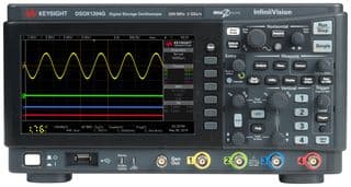 DSOX1204G / DSOX1200A-200 - KEYSIGHT TECHNOLOGIES - DSOX1204G / DSOX1200A-200 - Digital Oscilloscope, InfiniiVision 1000 X Series, 4 Channel, 200 MHz, 1 GSPS, 1 Mpts, 1.7 ns